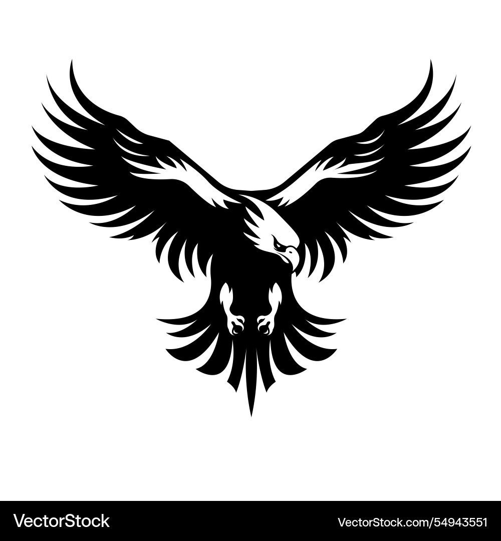 An eagle design isolated on white background bird Vector Image