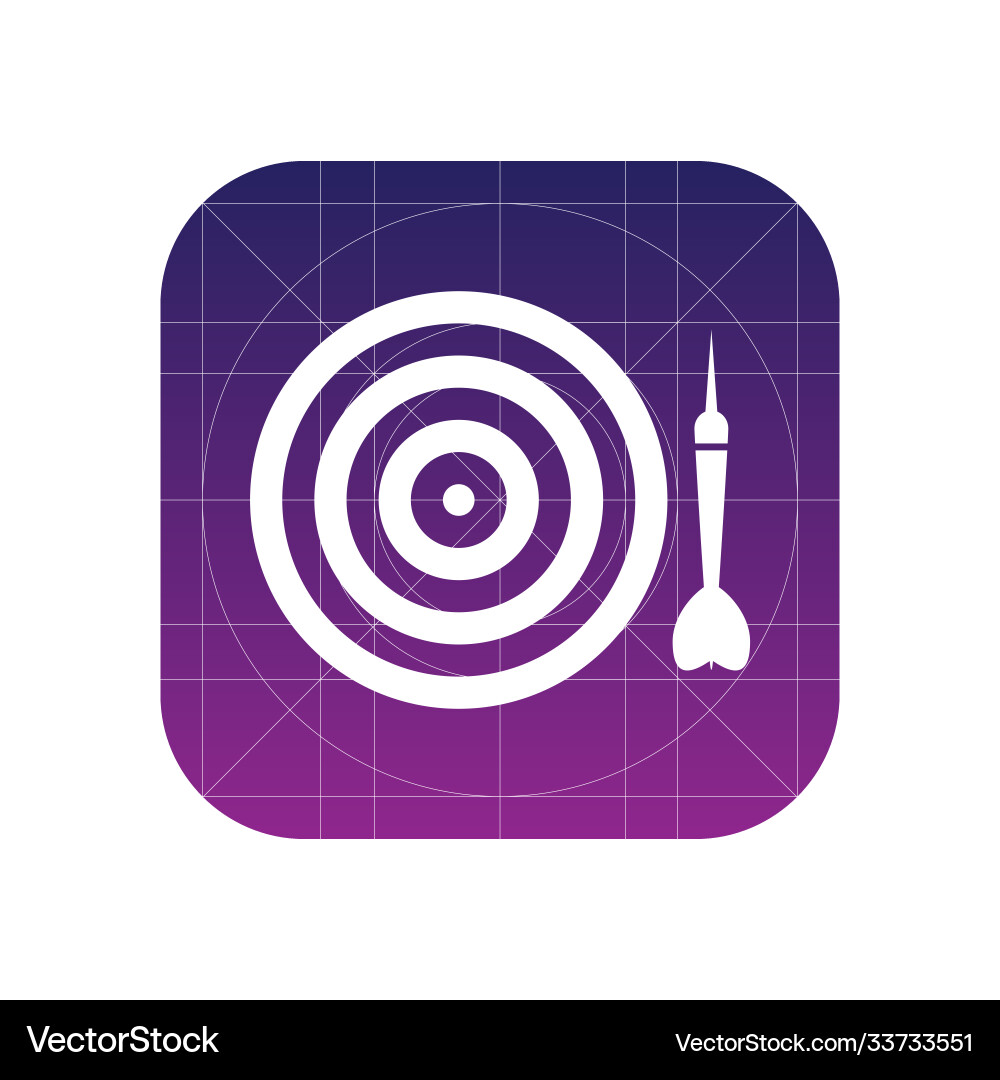 Dart icon Dart icon vector image