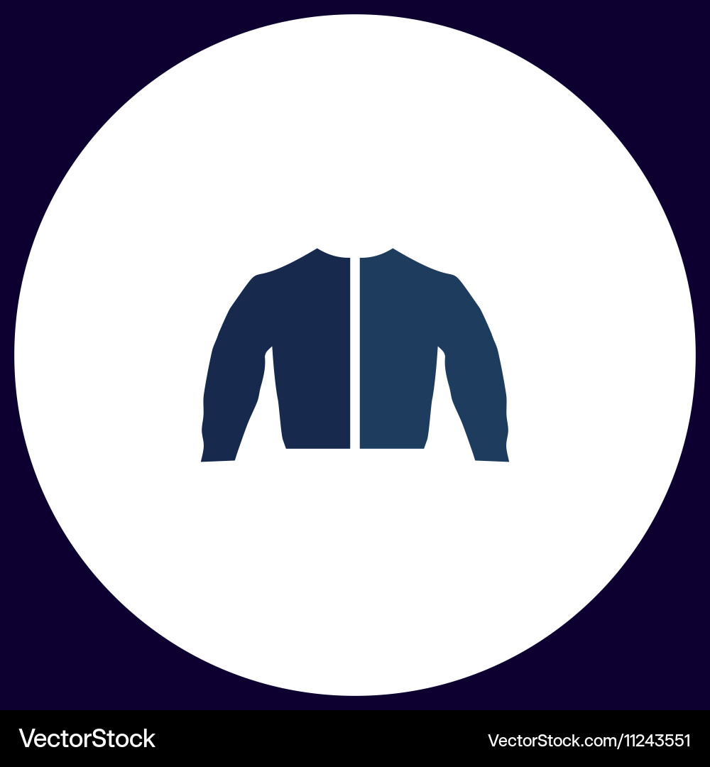 Jacket computer symbol Jacket computer symbol vector image