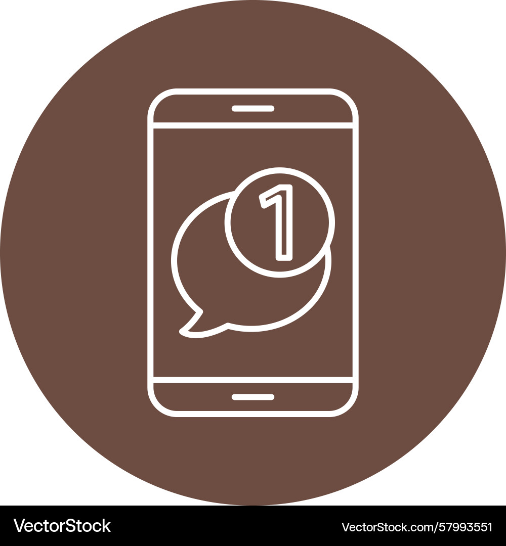 Multi Circle Message Icon Vector Image
