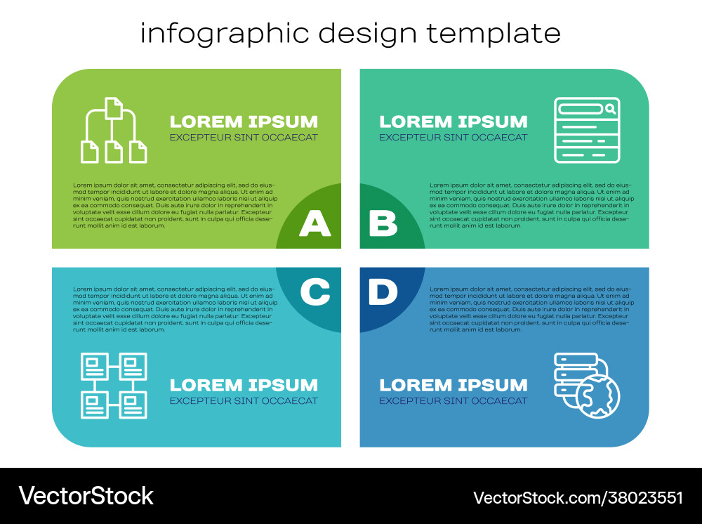Set line hierarchy organogram chart folder tree Set line hierarchy organogram chart folder tree vector image