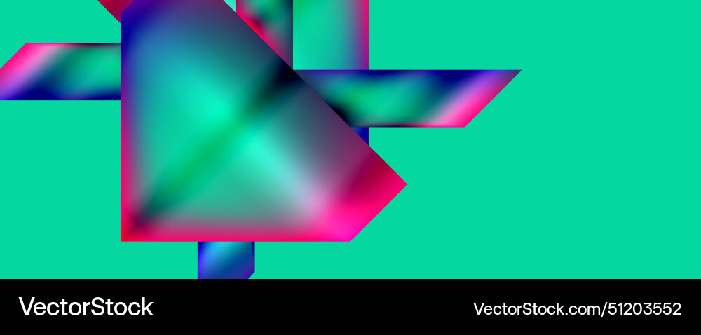 Colorful triangle and rectangle pattern Colorful triangle and rectangle pattern vector image