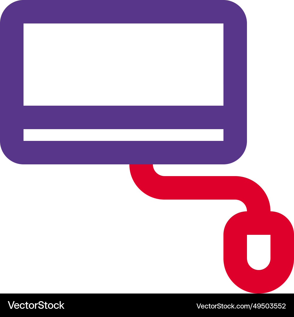 Computer setup for various digital tasks Vector Image