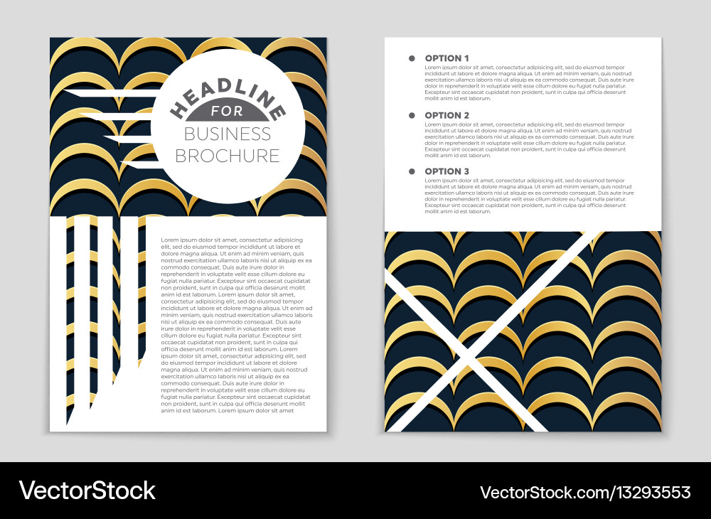 Abstract layout background set for art vector image