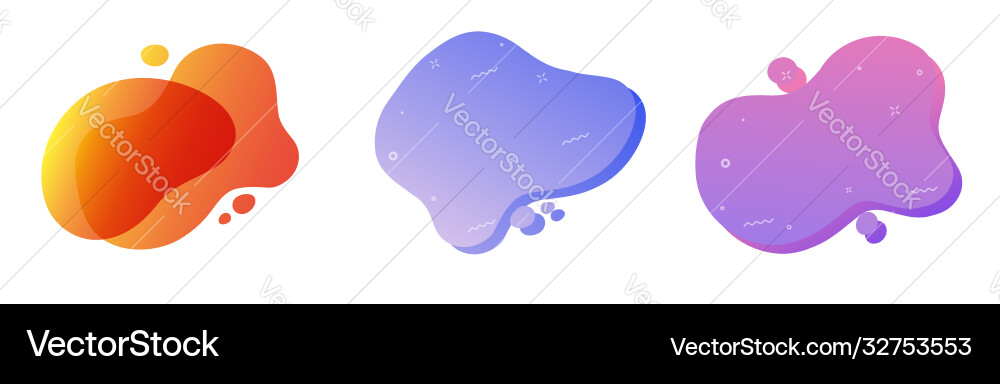 Fluid shape element design background Fluid shape element design background vector image