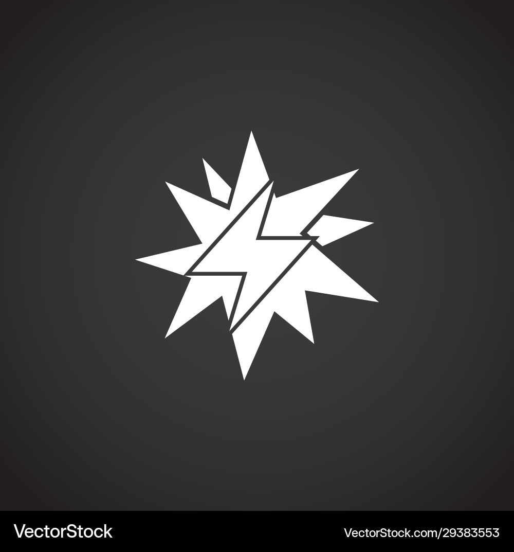 High performance related icon on background Vector Image