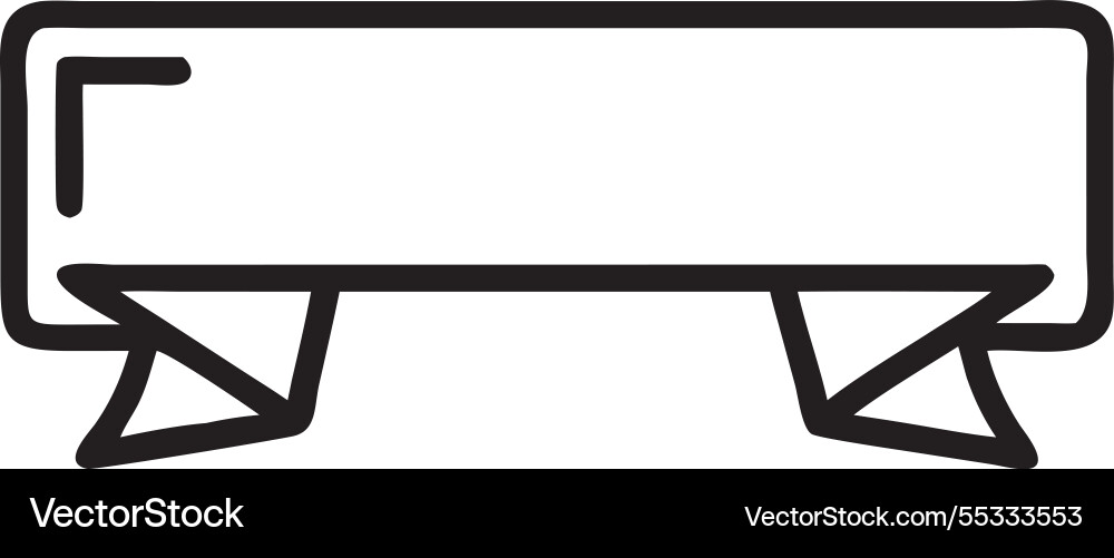 Horizontal abstract web banner design template Vector Image
