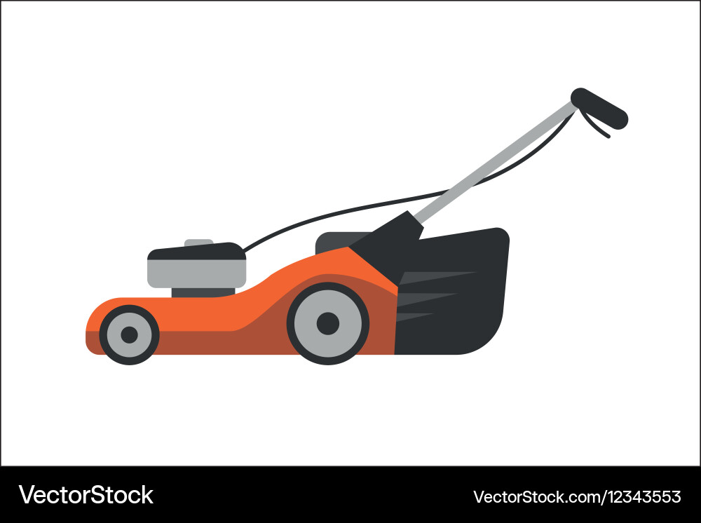 Lawn Mower Royalty Free Vector Image VectorStock Lawn Mower Vector 12343553