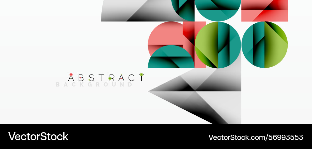 Modern abstract design features overlapping Modern abstract design features overlapping Vector Image