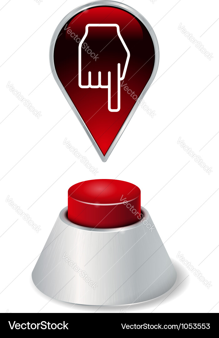 Modern Button Icon Set vector image