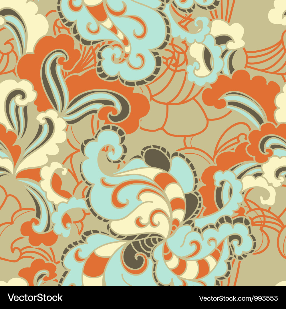 Seamless pattern vector image