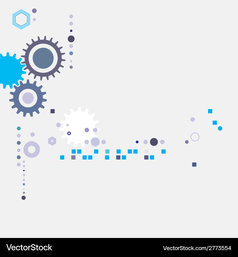 Abstract Tech Background vector image