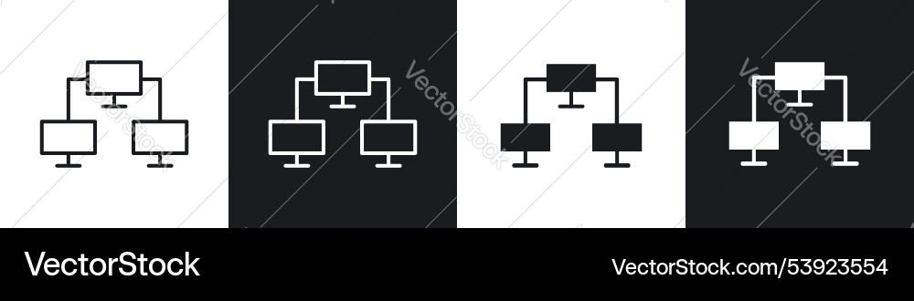 Computer network icon Vector Image