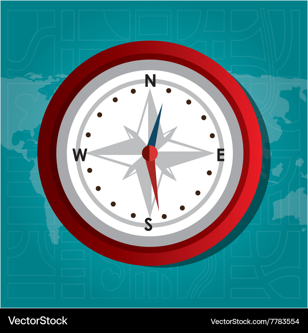 Gps navigation design vector image