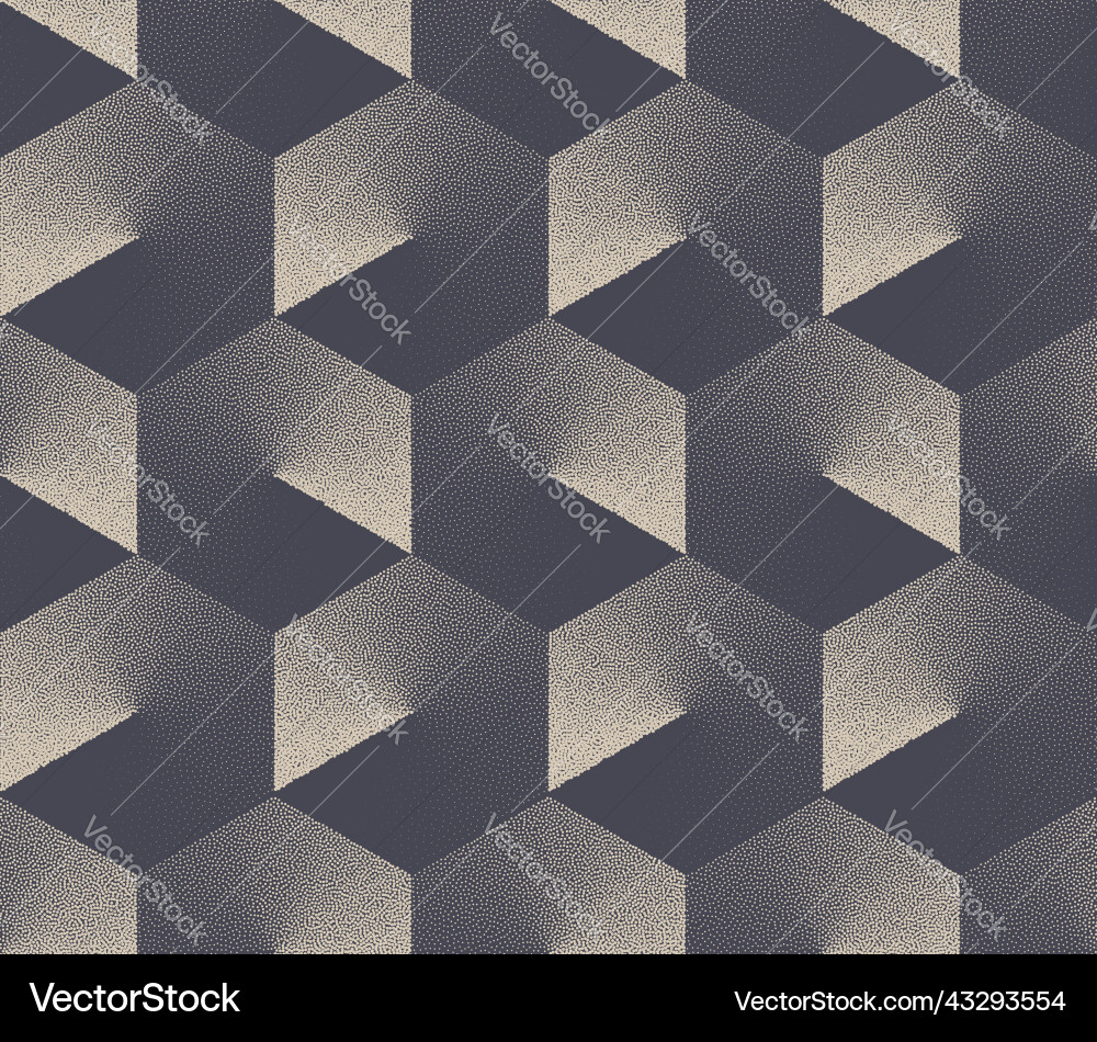 Hexagonal Abstract Pattern vector image