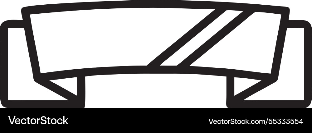 Horizontal abstract web banner design template vector image