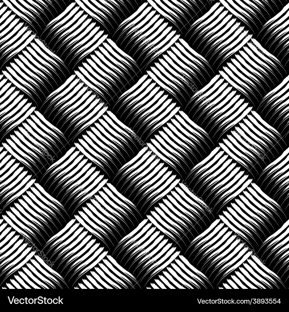Interwoven Check Pattern Texture vector image