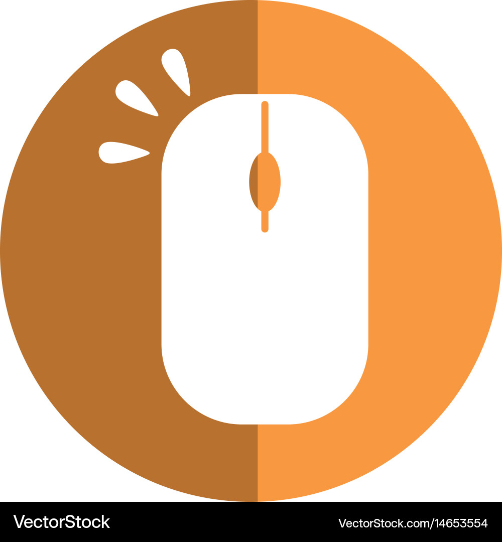 Mouse computer device Vector Image