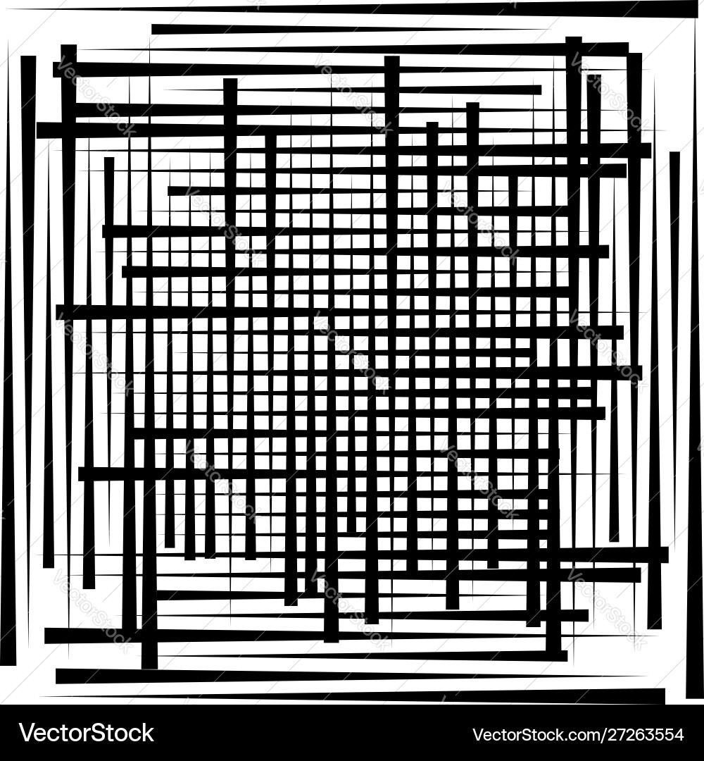 Random lines grid mesh dynamic irregular overlap Random lines grid mesh dynamic irregular overlap Vector Image