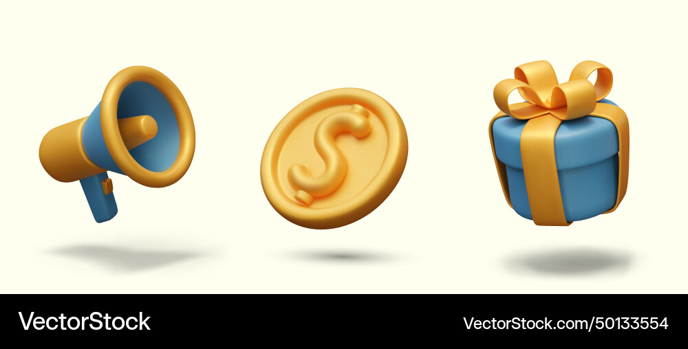 Set of objects for advertising layouts Set of objects for advertising layouts vector image