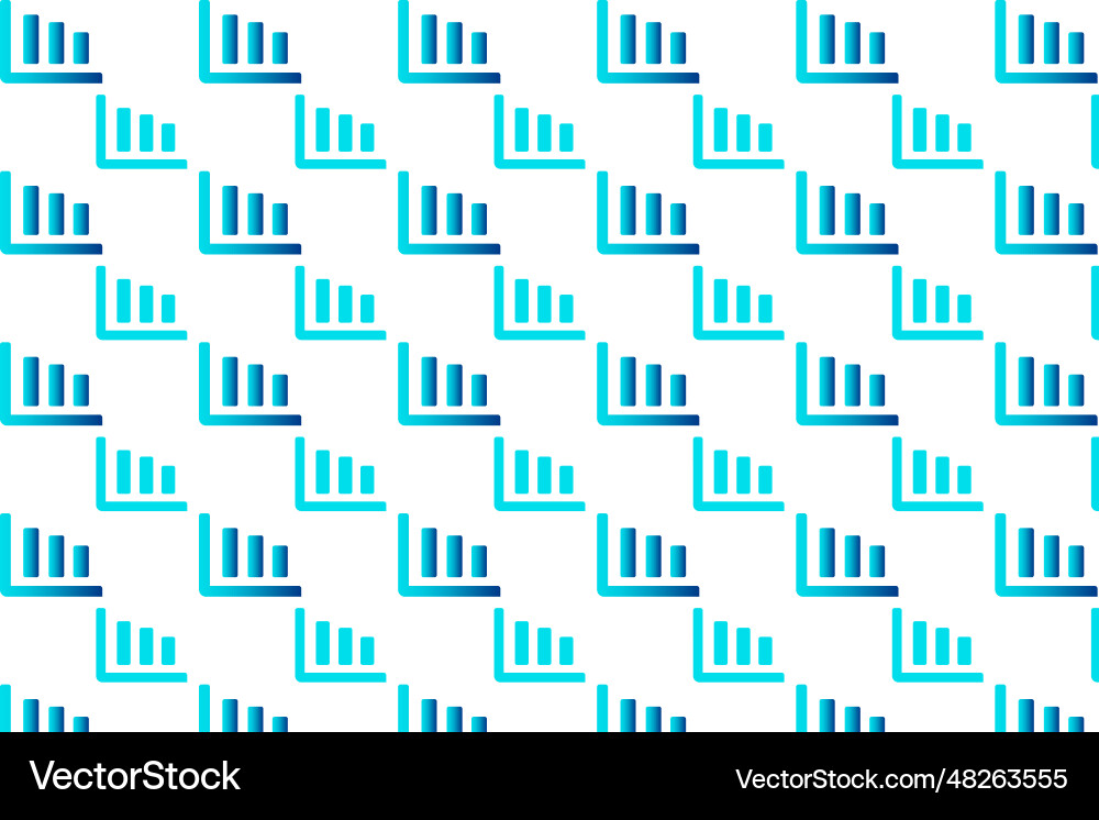 Abstract graph pattern background Vector Image