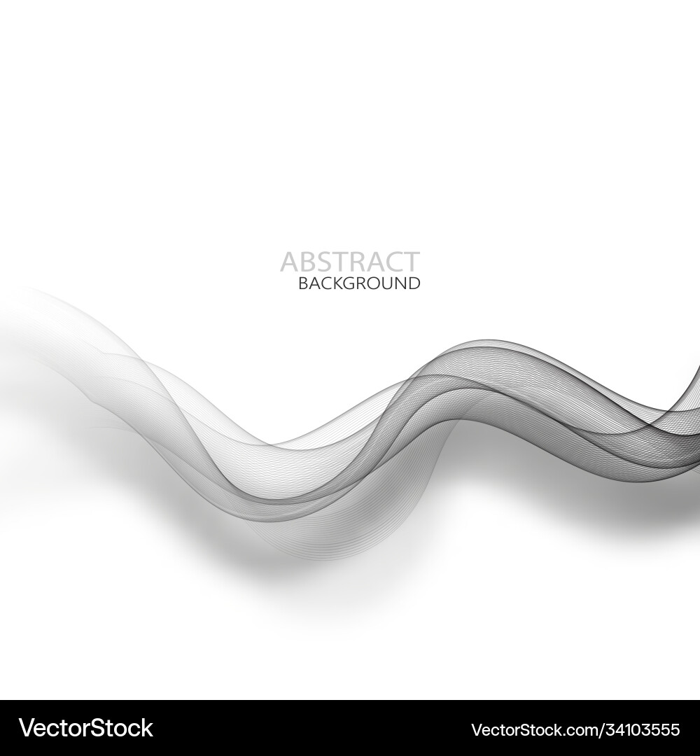 Abstract gray wave element for design Abstract gray wave element for design vector image