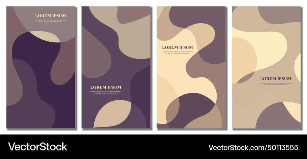 Abstract wavy set background Vector Image