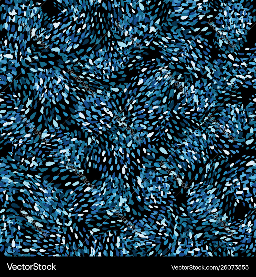 Chaotic Dots Abstract Pattern vector image