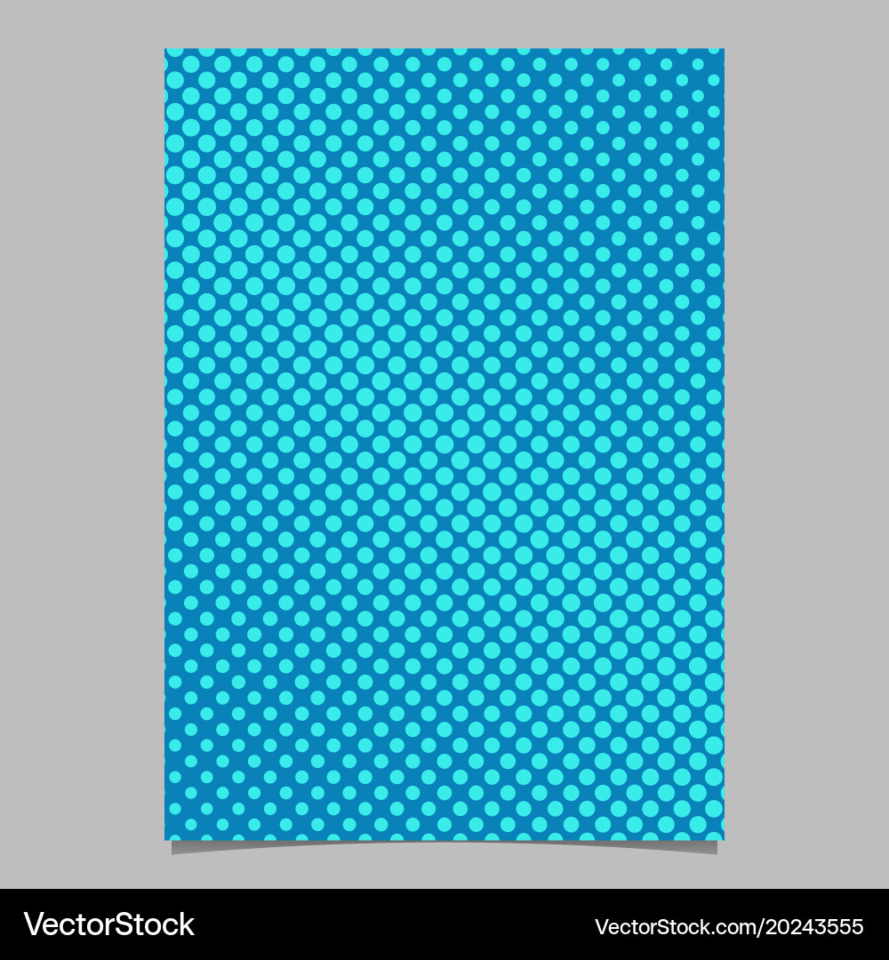Geometrical halftone circle pattern background vector image