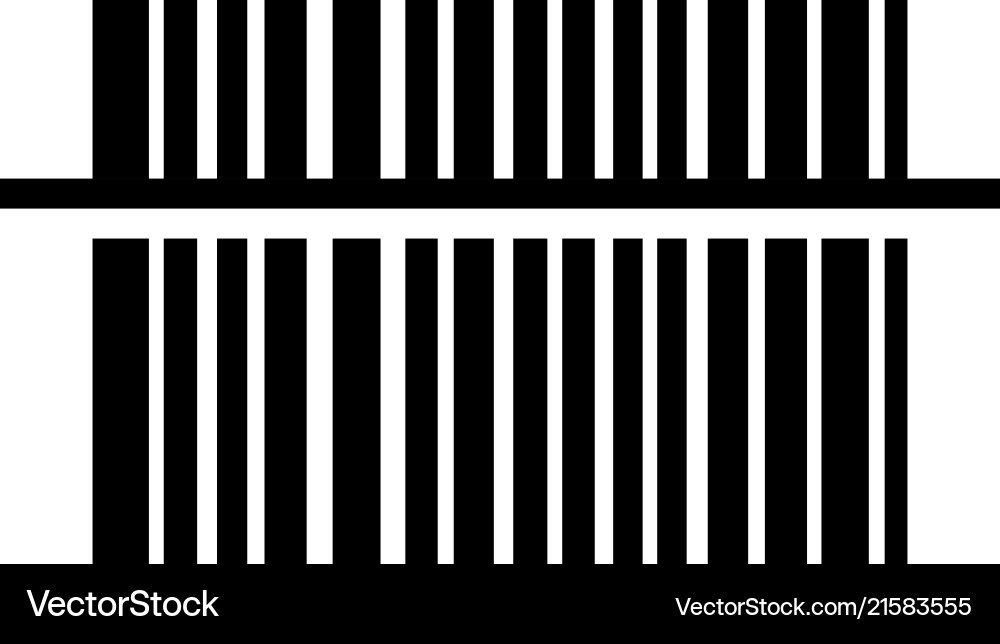 Scan bar code flat icon Scan bar code flat icon vector image