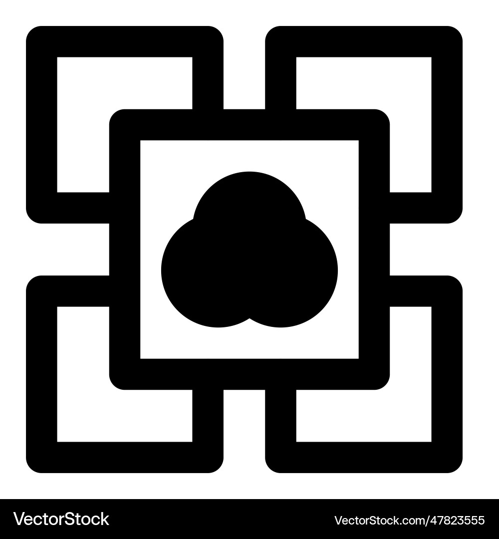 Software that performs functionalities application vector image