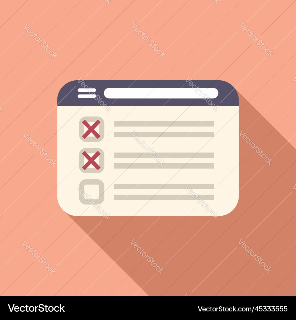Web task schedule icon flat event time Web task schedule icon flat event time vector image