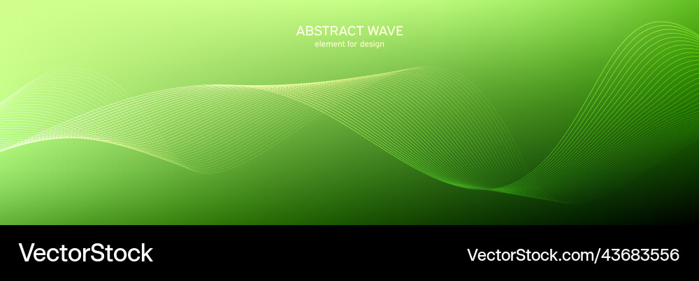 Abstract wave element for design digital Vector Image