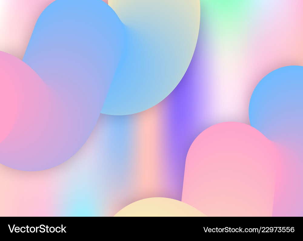 Liquid fluid background with dynamic elements vector image