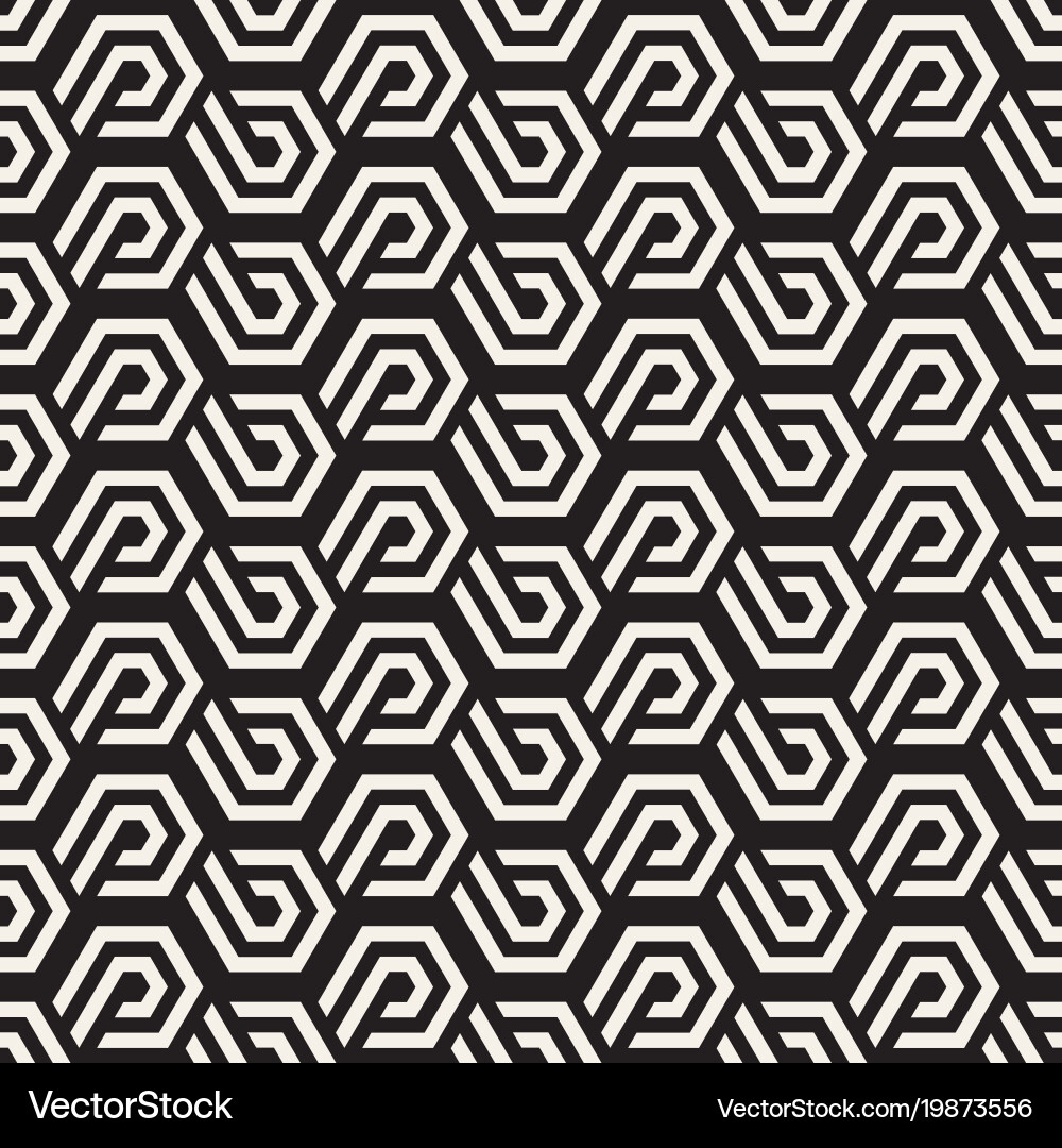 Modern Geometric Line Pattern Vector Image