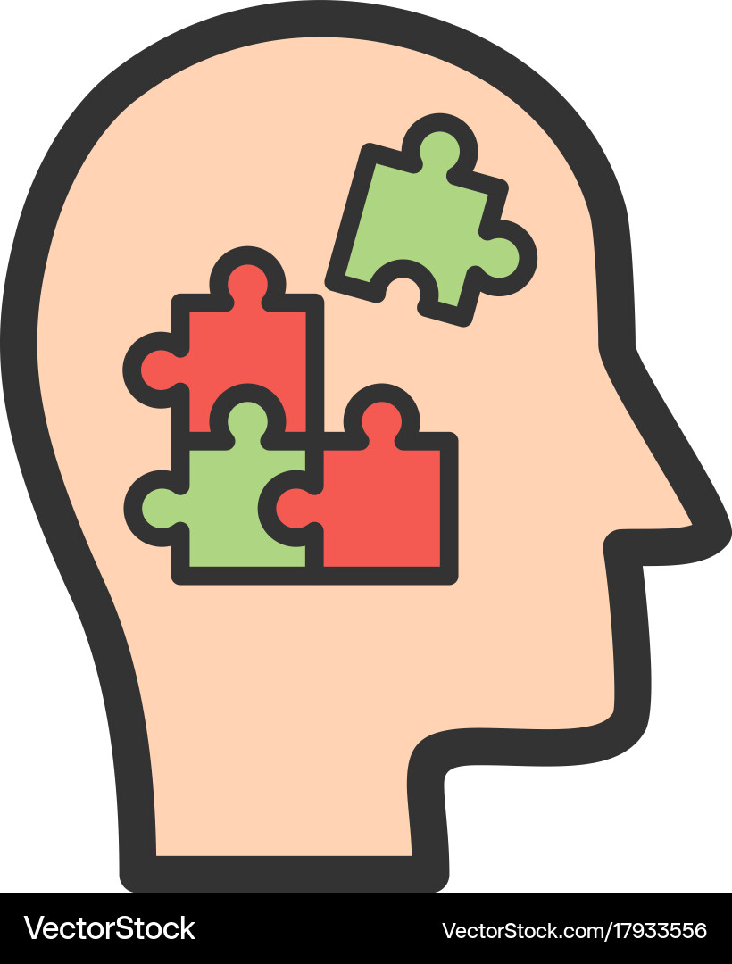 Problem solving vector image