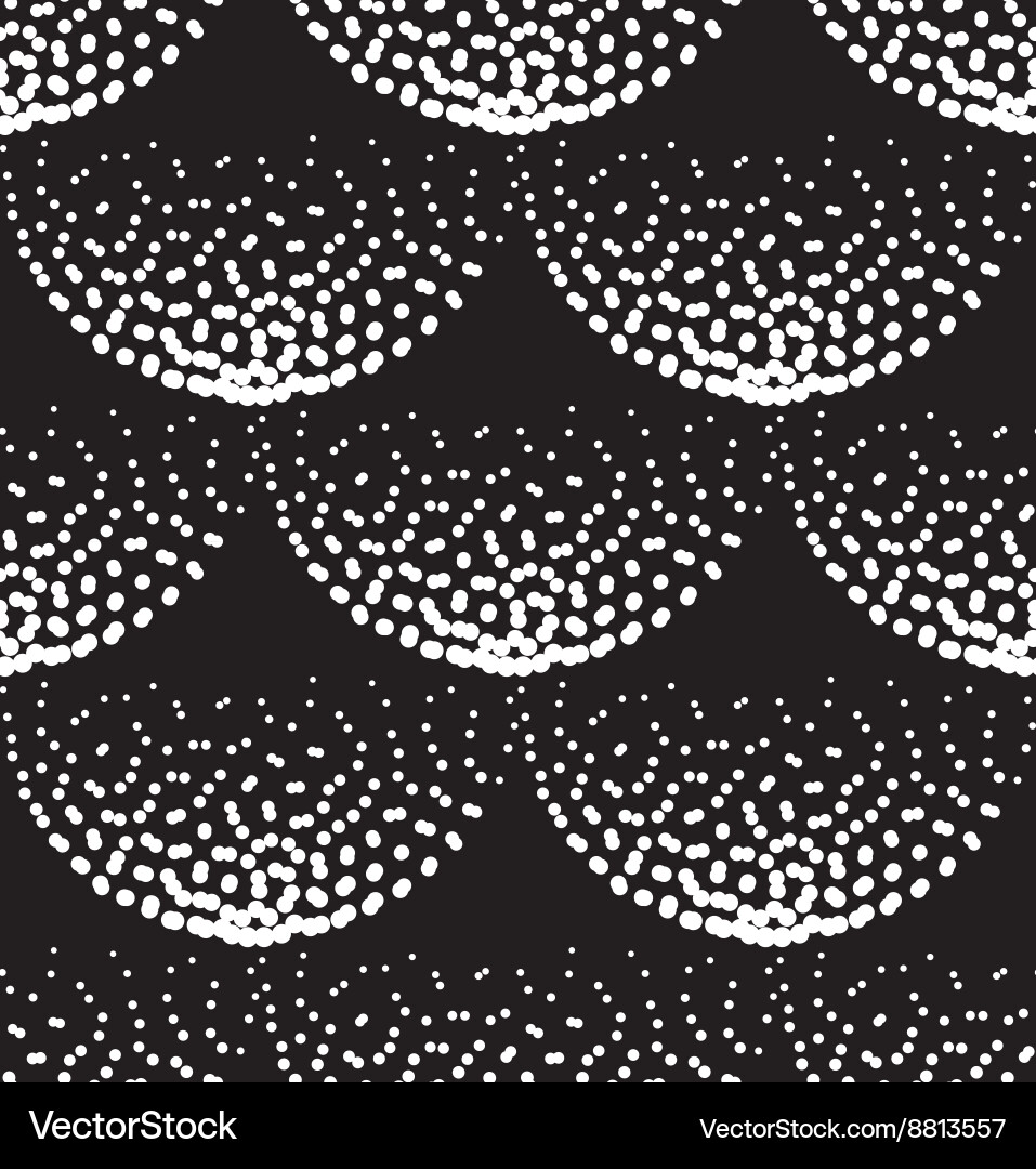 Abstract Geometric Pointillism Pattern vector image