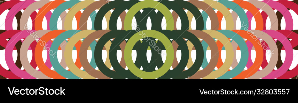 Colorful half round design repeat pattern print Colorful half round design repeat pattern print vector image