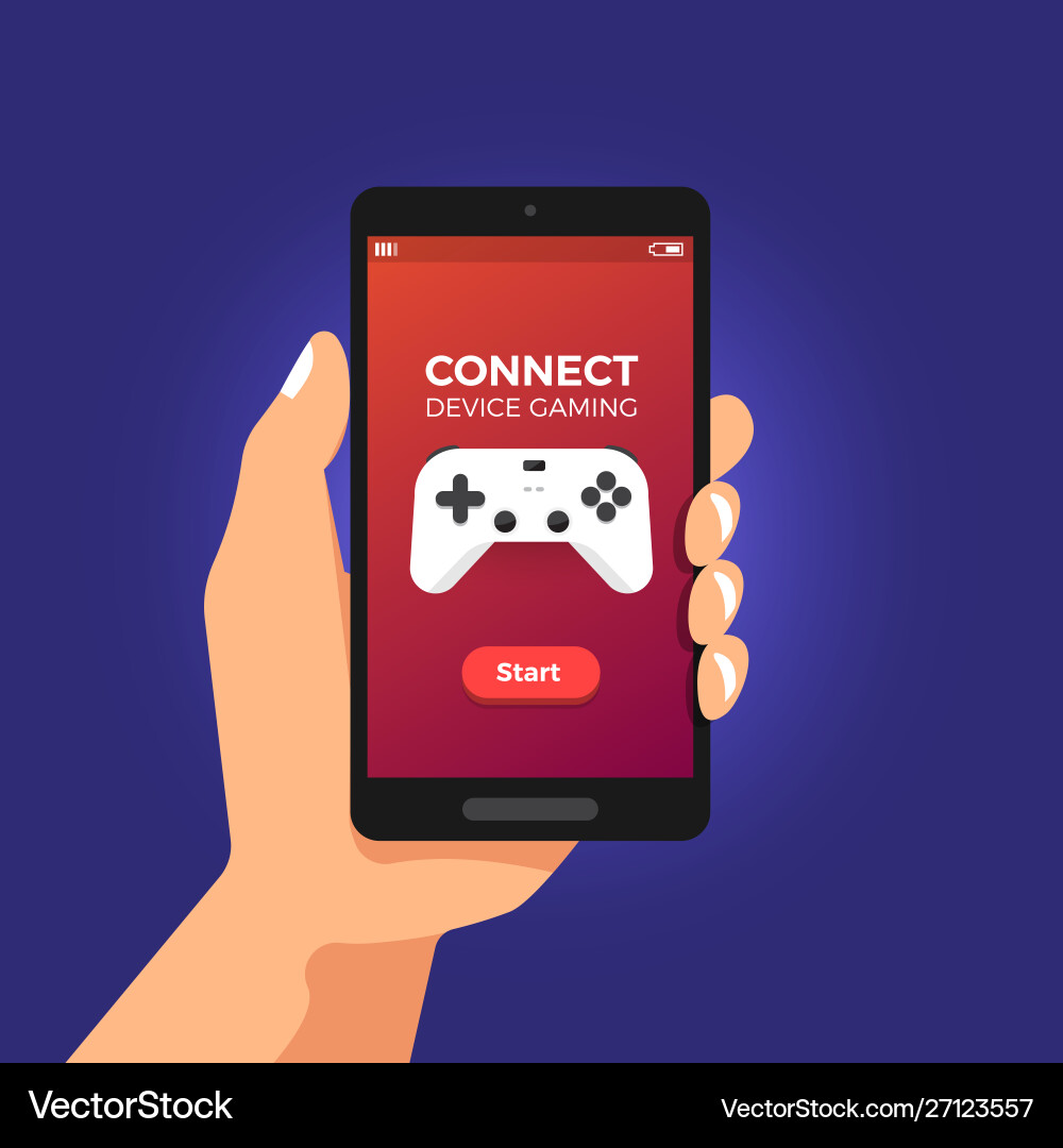 Concept game streaming Concept game streaming vector image