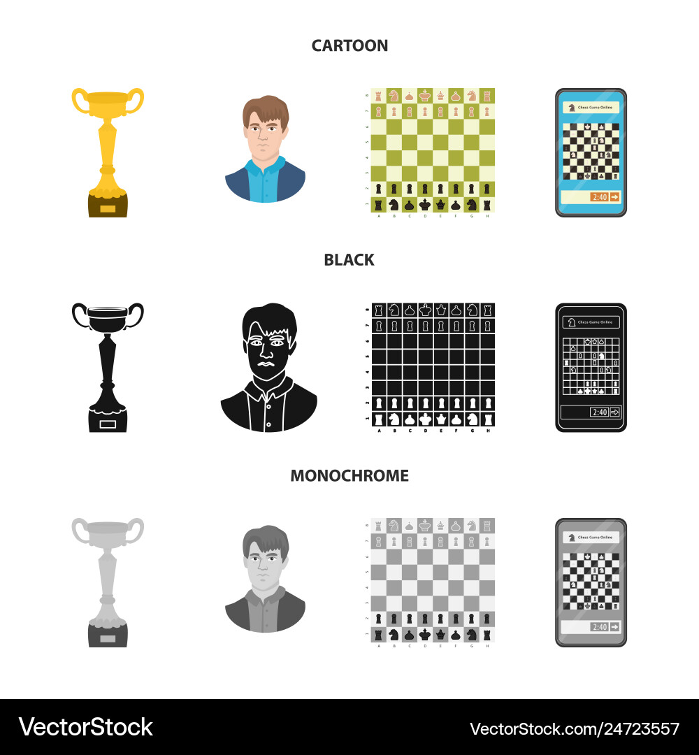 Isolated object of checkmate and thin icon Isolated object of checkmate and thin icon vector image