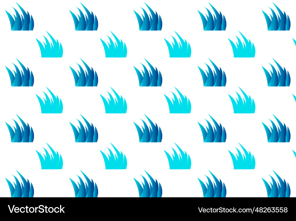 Abstract grass pattern background vector image
