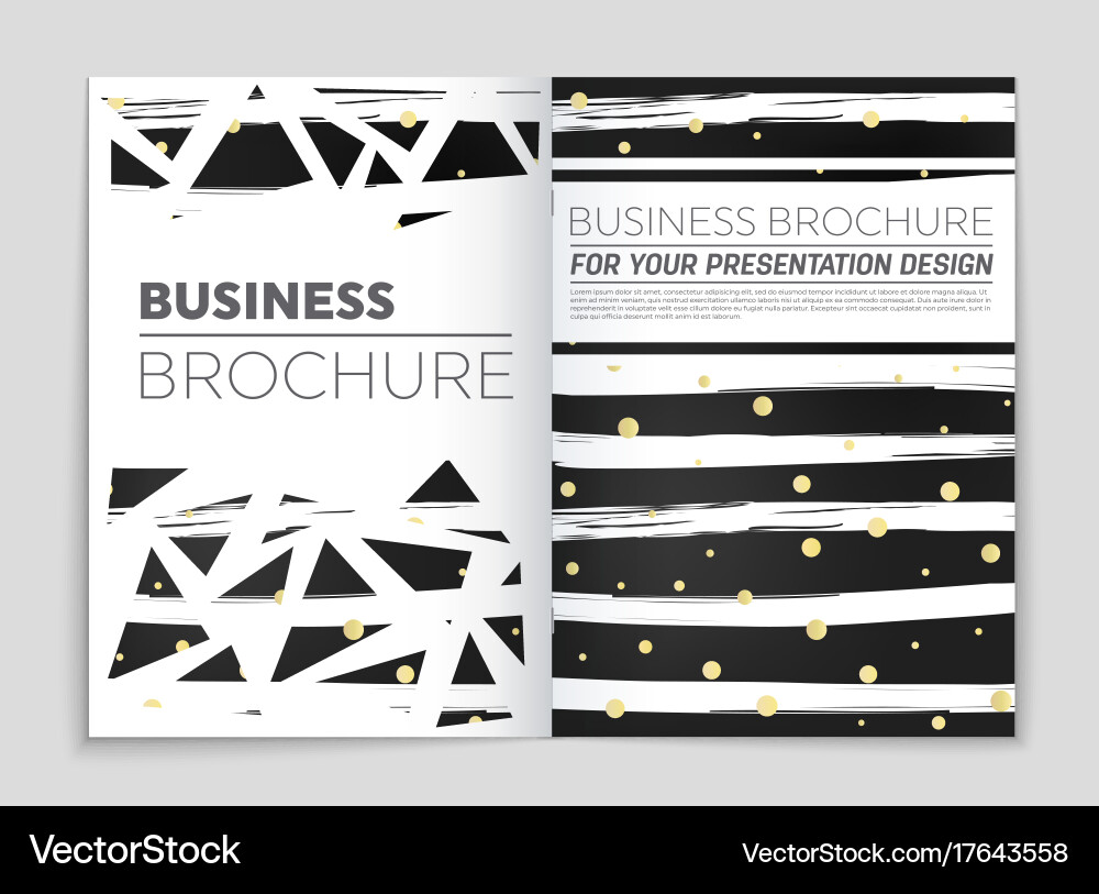 Abstract layout background set for art Vector Image