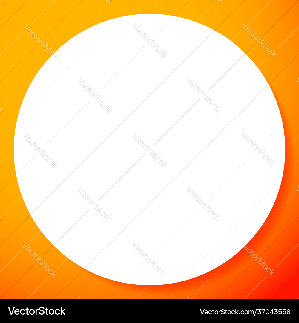 Blank empty circle orb and sphere button badge vector image