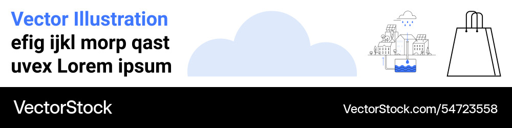 Cloud computing and e-commerce concepts Cloud computing and e-commerce concepts Vector Image