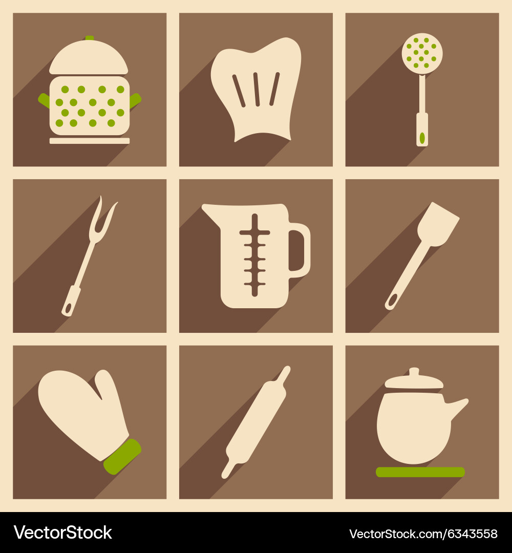 Flat with shadow concept and mobile application vector image