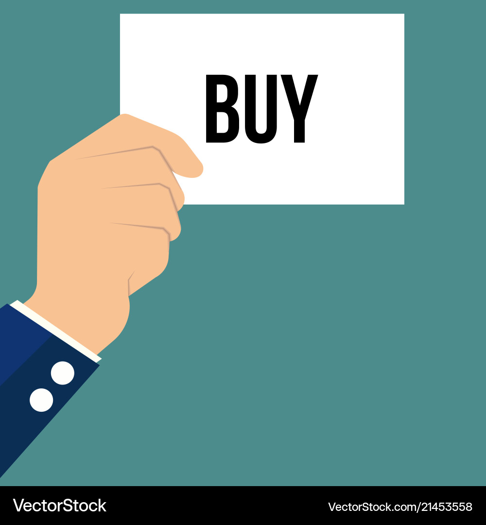 Man showing paper breaking news text vector image