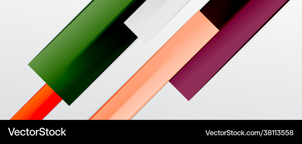 Multicolored lines background design template Multicolored lines background design template Vector Image