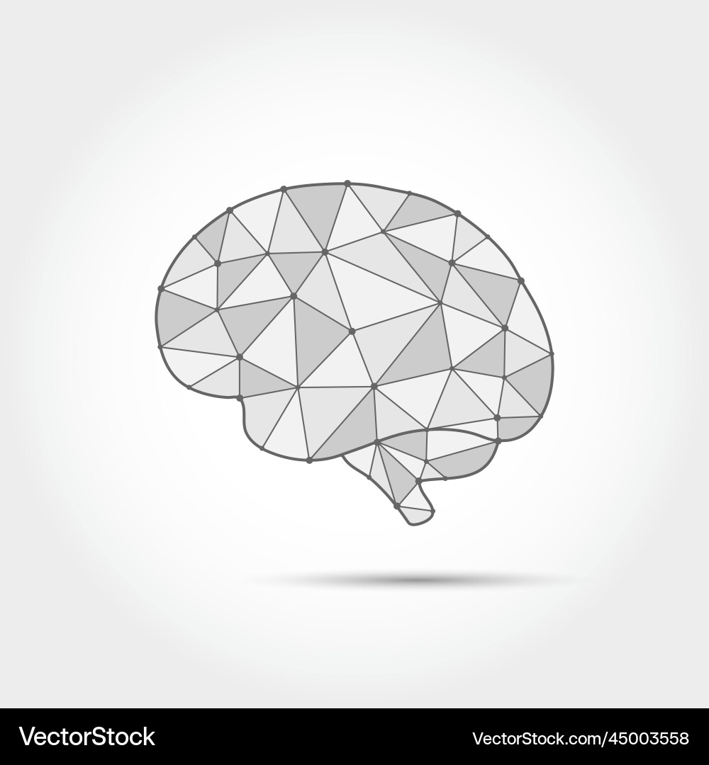 Neural Network Brain Concept vector image
