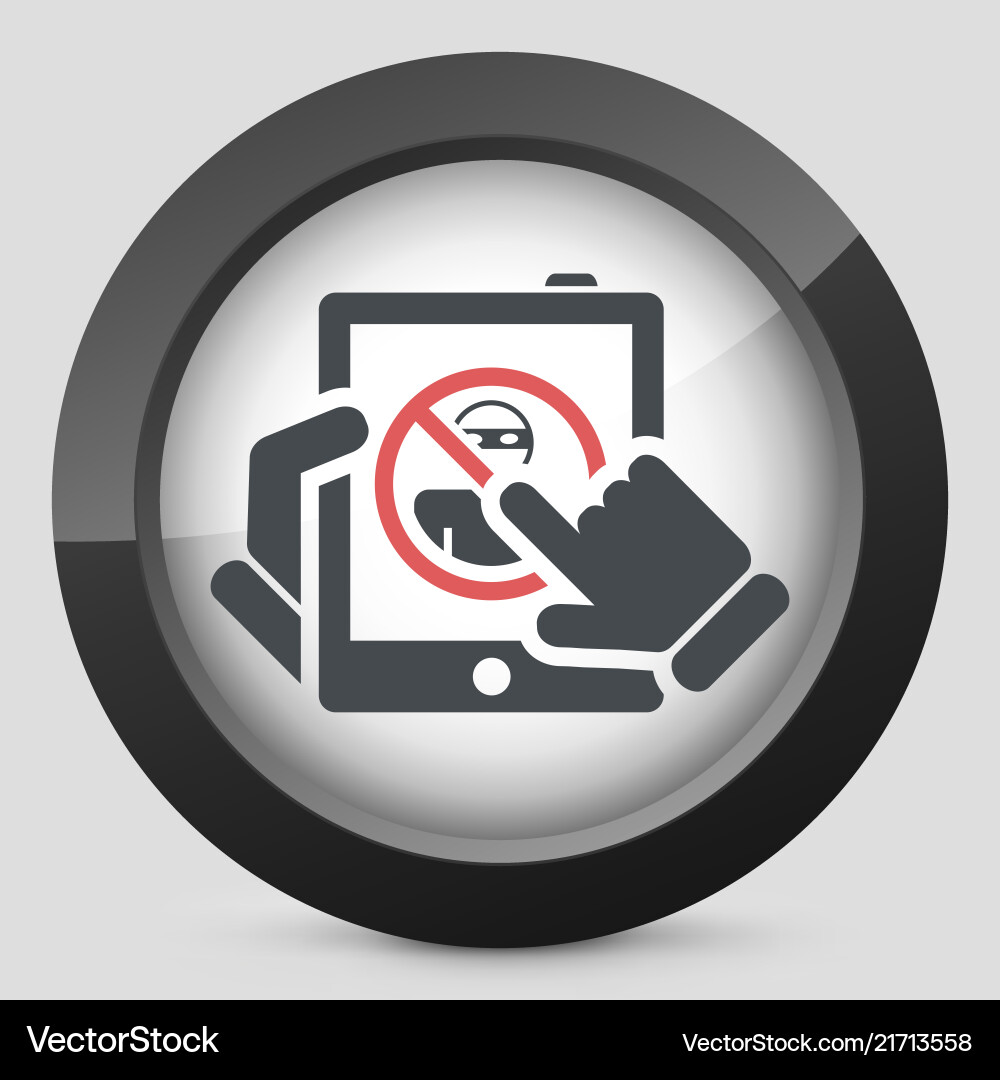 Web access data protection vector image
