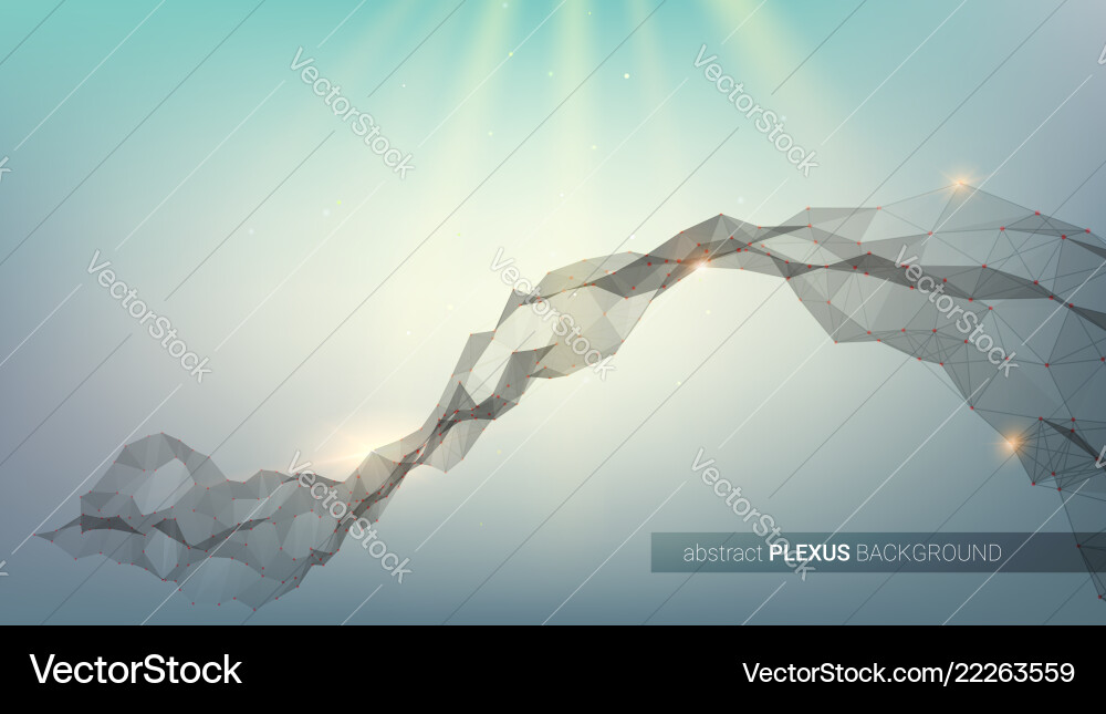 Abstract Network Background vector image